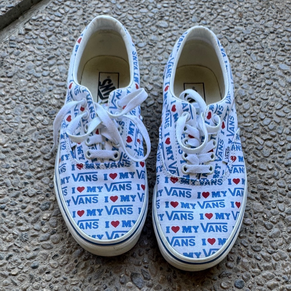 Vans women’s Sneakers with 'I Love My Vans' Design